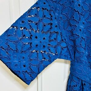 Kate Spades ♠️ Maxi dress Navy blue embroidery